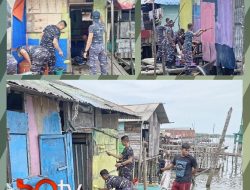Bangun Kedekatan Dengan Warga Pesisir, KODAERAL I ‎Kuatkan Persaudaraan Dengan Goresan Warna
