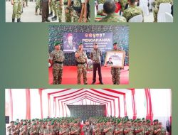 Kasdam I/BB Dampingi Menhan RI Kunjungi Yonif TP 902/SPG