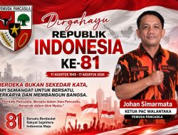 JOHAN SIMARMATA: KEMERDEKAAN HARUS DITERJEMAHKAN MENJADI PERSATUAN DAN AKSI NYATA