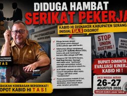 Kabid HI Disnaker Kabupaten Serang Disorot. Massa Buruh Akan Gelar Aksi Unjuk Rasa