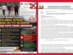 Bupati Madina Tegaskan Reklamasi Sepihak Lahan Eks PETI Kotanopan Tidak Hapus Pidana Lingkungan