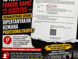 Tak Becus Bikin Surat, Profesionalitas Disnakertrans Kabupaten Serang Dipertanyakan