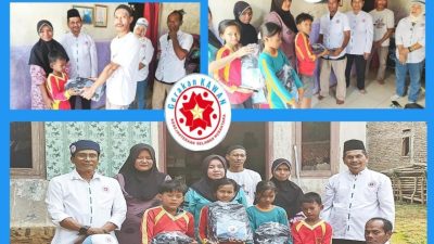 Baksos DPW Gerakan KAWAN Banten, Berikan Bantuan Peralatan Belajar 