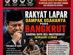 Prof DR Sutan Nasomal : Presiden Harus Sadar, Krisis Kelaparan Meluas