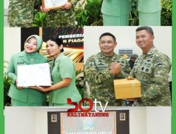 Danrem 022/PT Pimpin Tradisi Pelepasan Kasiintel Kasrem 022/Pantai Timur