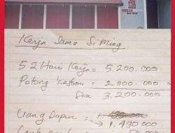 Pemborong dan Mandor KDMP Desa Teras Kabupaten Serang Diduga Kabur Tinggalkan Hutang, Pekerja Tidak Diupah