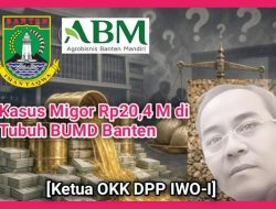 IWO Indonesia Pertanyakan Titik Terang Kasus Migor Rp20,4 M di Tubuh BUMD Banten