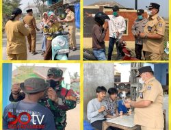 Pemerintah Kecamatan Binuang Bersama Muspika Bagikan Masker Gratis