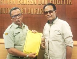 IWO Indonesia DPW Jakarta Raya Serahkan Berkas ke Kesbangpol