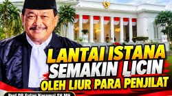 Prof. DR Sutan Nasomal : Lantai Istana Makin Licin Oleh Liur Penjilat, dan Elergi Denga Suara Rakyat