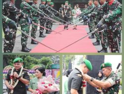 Penyambutan dan Pelepasan Dandim 0201/Medan