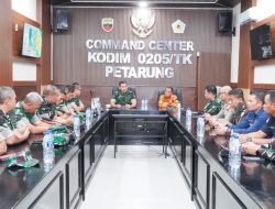 Pangdam I/BB Tinjau Kesiapsiagaan Penanganan Erupsi Gunung Sinabung