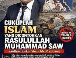 CUKUPLAH ISLAM YANG DICONTOHKAN RASULULLAH MUHAMMAD SAW