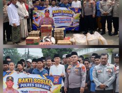 Wujudkan Polisi Bersama Masyarakat, Kapolres Serang Melalui Polsek Cikande Salurkan Bantuan untuk Adik-Adik Panti