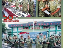 Pendekatan Prajurit Berbuah Kepercayaan, Masyarakat Sukarela Serahkan 75 Senjata