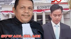 Putusan MK: Dasar Melaporkan Pidana Gibran, dan Mengadu ke DPRRI Untuk Mengaktivasi Pasal Pemakzulan