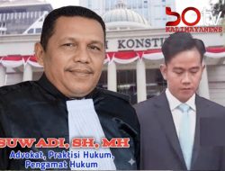 Putusan MK: Dasar Melaporkan Pidana Gibran, dan Mengadu ke DPRRI Untuk Mengaktivasi Pasal Pemakzulan