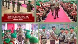 Menhan RI Tinjau Yonif TP 833 /BD di Sanggau Kalbar