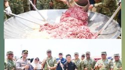 Kuali Merah Putih dan Pelayanan Kesehatan Warnai Penutupan Karya Bakti TNI di Pandeglang