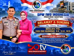 Jajaran DPW IWO Indonesia Prov. Banten Ucapkan Selamat dan Sukses Kepada Brigjen Pol. Zain Dwi Nugrohob Sebagai Wakapolda Banten 