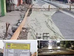 Diduga Dikerjakan Asal Jadi. IWO-I Kabupaten Bekasi Kecam Oknum Pelaksana