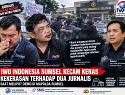 IWO Indonesia Sumsel Kecam Keras Kekerasan Terhadap Jurnalis Yang Meliput Demo di Mapolda Sumsel