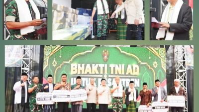 Bakti TNI AD Untuk Pesantren, 53 Truk Bantuan Disalurkan ke 30 Ponpes