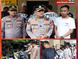 Cegat dan Ancam Pengendara, Lima Matel Diamankan Polisi